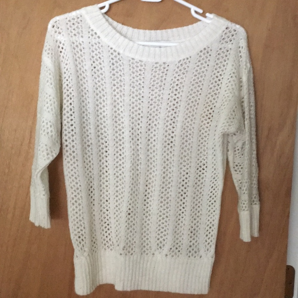 Cream Sweater, forever21 Size sm